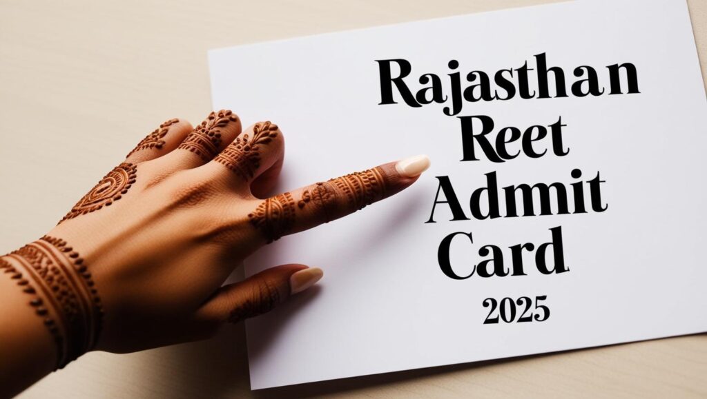 REET 2025 Admit Card 