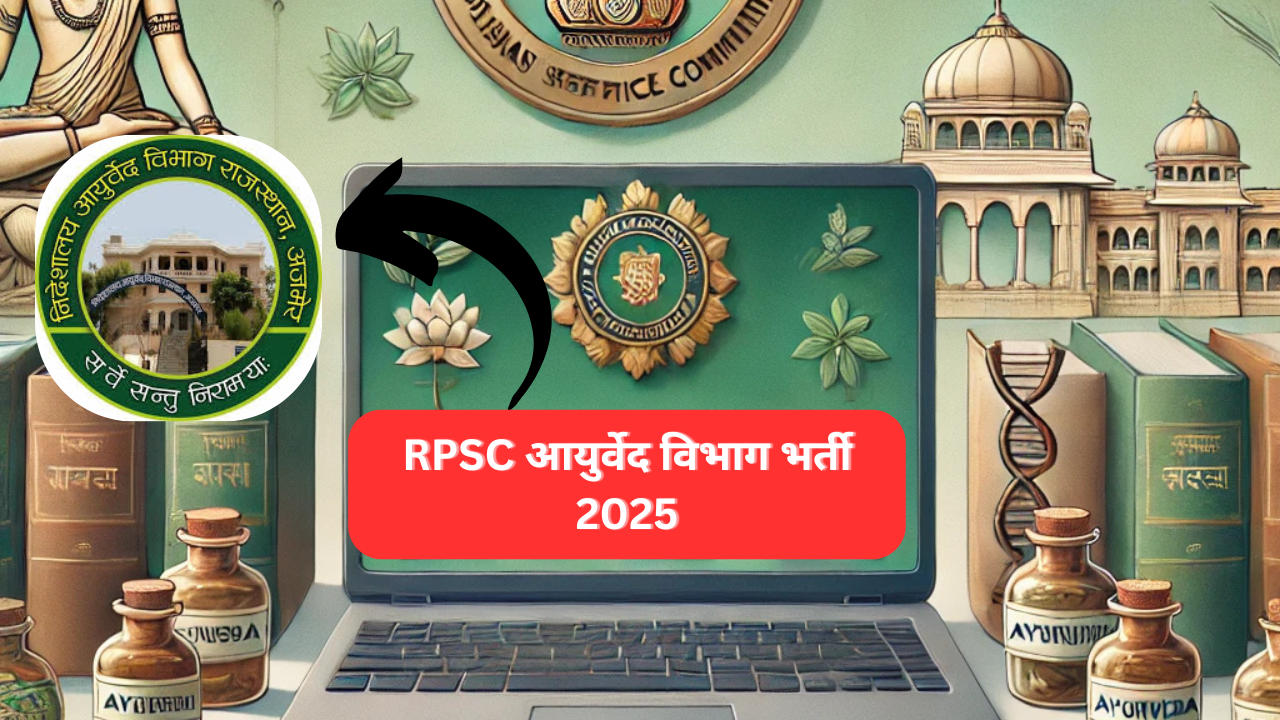 RPSC आयुर्वेद विभाग भर्ती 2025