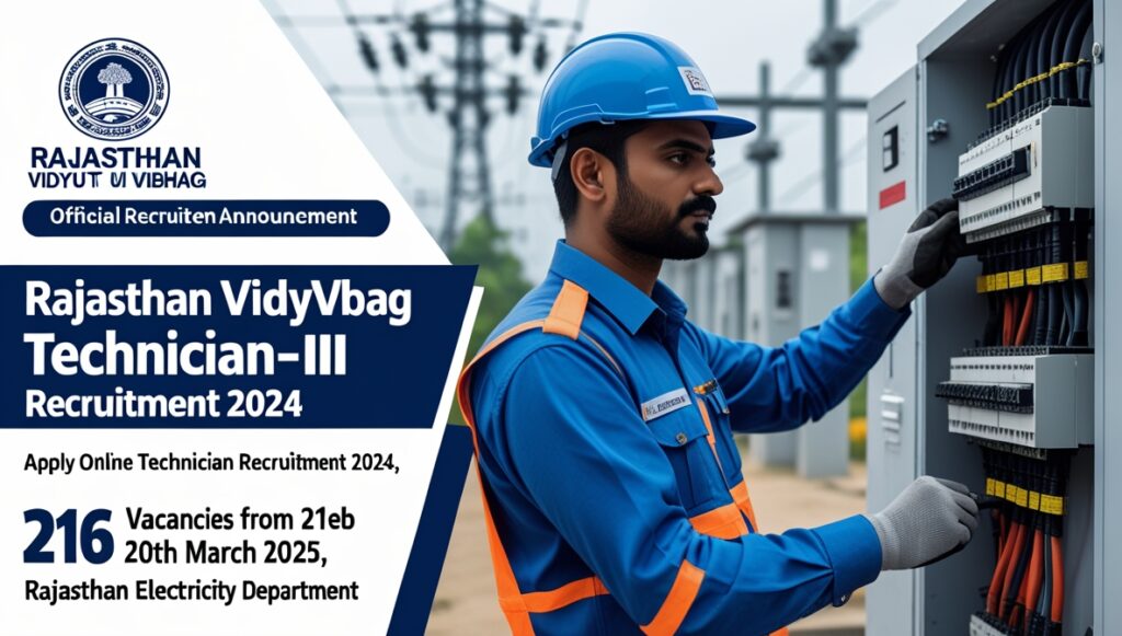 Vidyut Vibhag Technician Vacancy