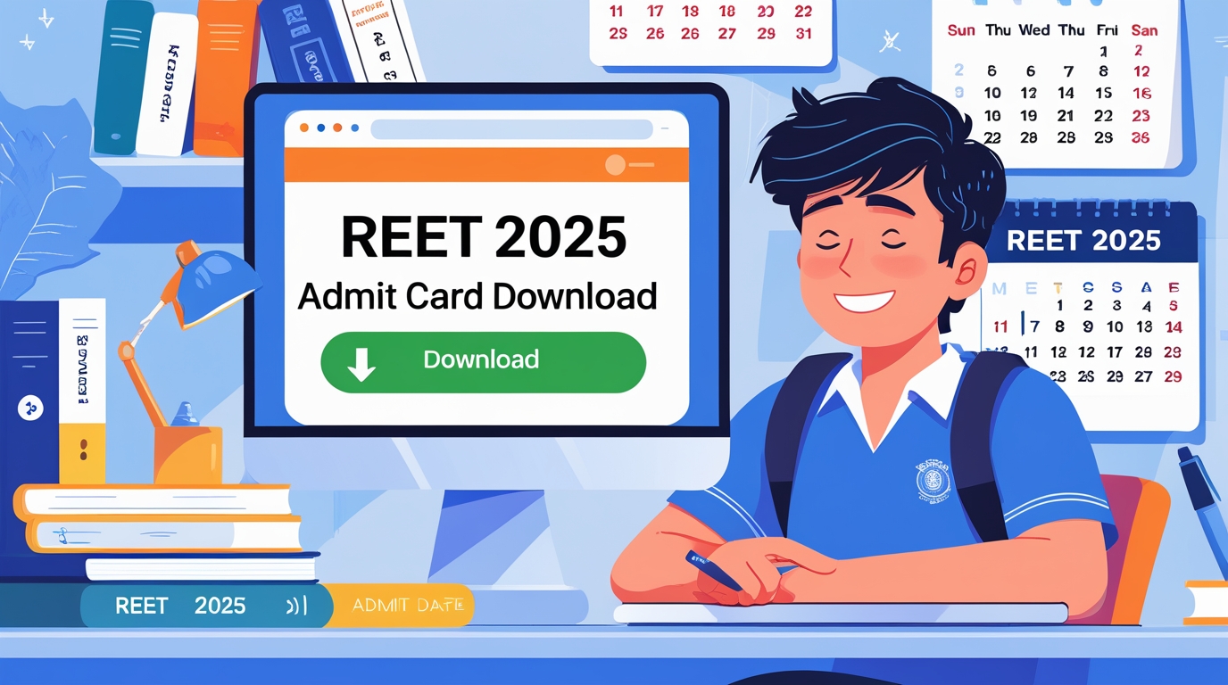 REET 2025 Admit Card